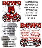 BCYFC 2025 Roster Shirts - Cheer Junior Girls