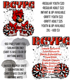 BCYFC 2025 Roster Shirts - Cheer Senior Girls