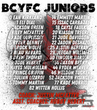BCYFC 2025 Roster Shirts - Football Junior Boys