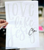 Screen Prints / DTF Prints - Religious / Kindness / Valentines