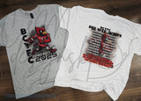 BCYFC 2025 Roster Shirts - Football Pee Wee White