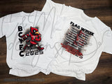 BCYFC 2025 Roster Shirts - Football Flag White