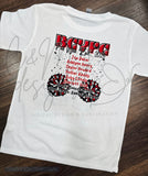 BCYFC 2025 Roster Shirts - Cheer Pee Wee Red