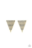 TERRA TRICOLOR BRASS EARRINGS