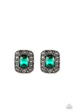 Young Money Green Earrings