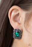 Young Money Green Earrings