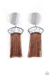 TERRA TRICOLOR BRASS EARRINGS